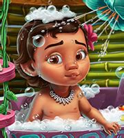 Moana Baby Shower Care - AgnesGames.com