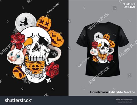 Funny Skeleton Halloween Handrawn Vector Stock Vector (Royalty Free ...