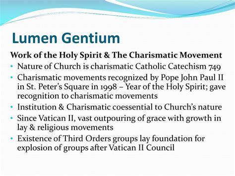 PPT - Lumen Gentium PowerPoint Presentation, free download - ID:1410005