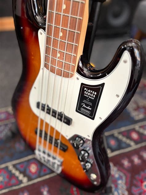 Fender Player Jazz Bass V in Sunburst Electric Bass Guitar – Life ...