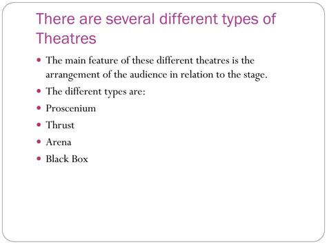 PPT - Types of Theatres PowerPoint Presentation, free download - ID:2264186