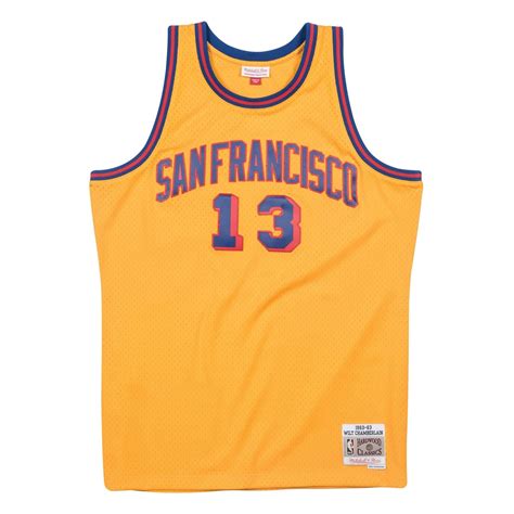 Wilt Chamberlain San Francisco Warriors 1962-63 Mitchell & Ness ...