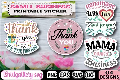 Free Digital Thank You Stickers Bundle Graphic by Maya Design ...