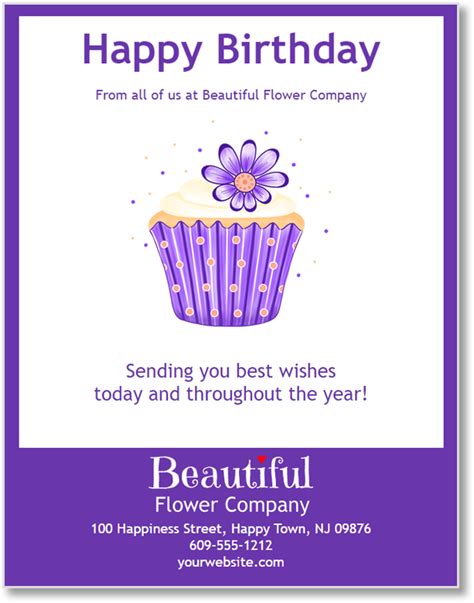 Happy Birthday Email Template To Employee