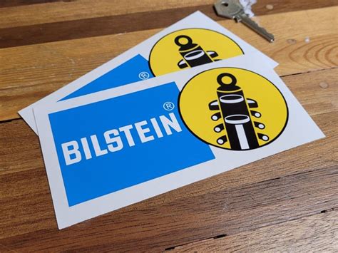 Bilstein Later Logo Stickers 6" Pair