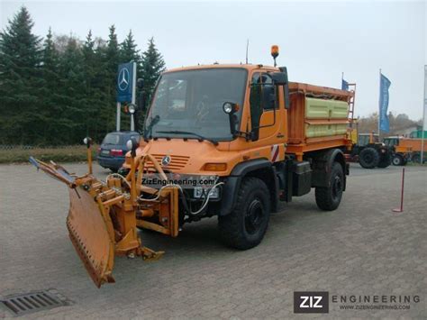 Unimog U 500 winter service spreader snow plow 2001 Other trucks over 7,5t Photo and Specs