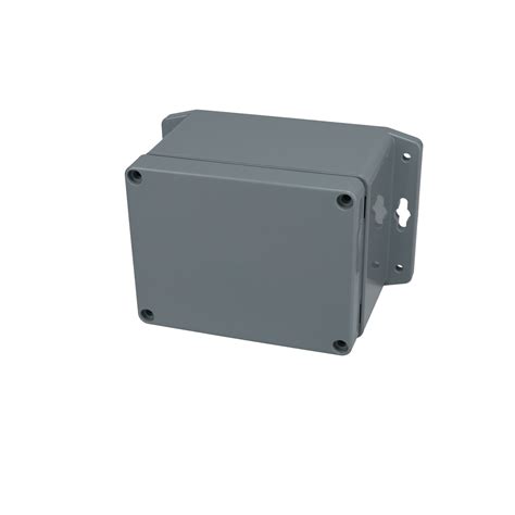 IP65 NEMA 4X Box Dark Gray with Mounting Brackets PN-1328-DGMB - Bud ...