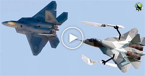 Lockheed Martin F-22 Raptor VS Sukhoi Su-57 - Fighter jets world