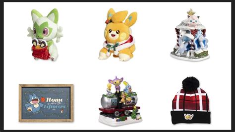 Pokemon Center 2023 Holiday Collection: Apparel, new plush, home decor ...