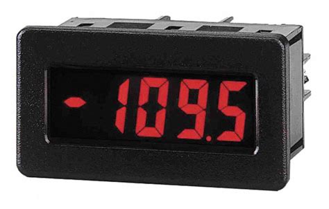 RED LION, Volt Meter, NEMA 4X, Digital Panel Meters - 793J53|CUB4V020 ...