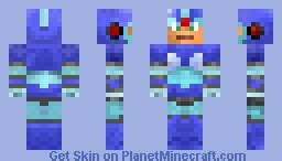 Mega Man X Minecraft Skin