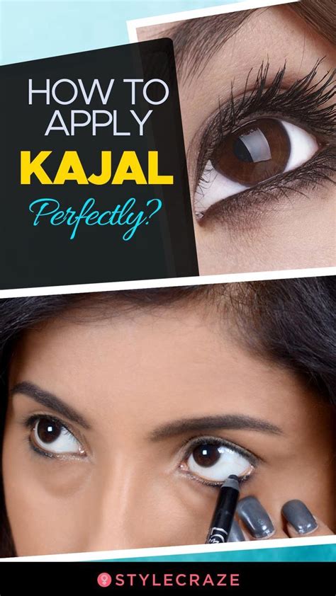 How To Apply Kajal On Eyes Perfectly? - Step by Step Tutorial | Gold ...