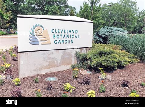 Cleveland botanical garden signage hi-res stock photography and images - Alamy