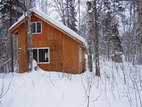 Off-Grid Cabin in Alaska