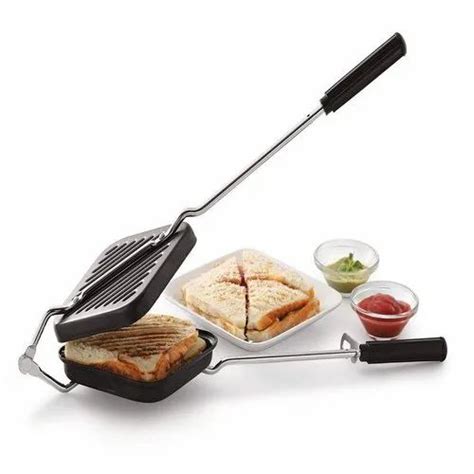 Black Aluminium Non Stick Gas Sandwich Toaster at Rs 215/piece in Thane ...