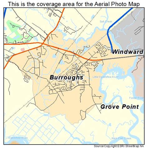 Aerial Photography Map of Georgetown, GA Georgia