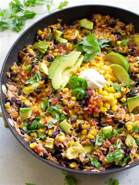 One-Pan Spicy Mexican Rice Skillet - The Girl Who Ate Everything