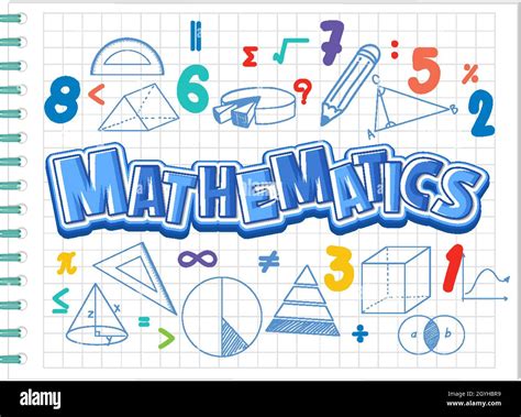 Doodle math formula on notebook page illustration Stock Vector Image & Art - Alamy