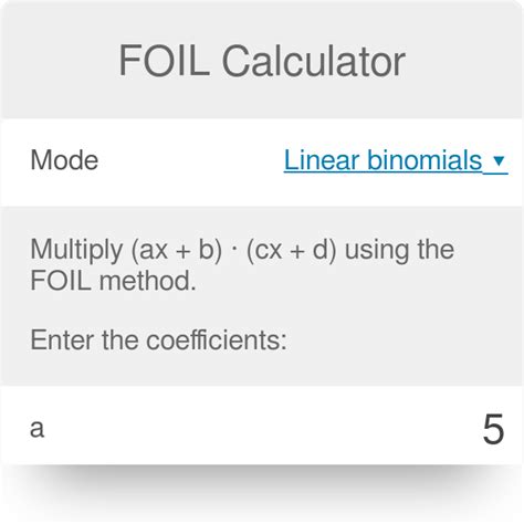 FOIL Method | FOIL Calculator | Definition, Steps & Examples