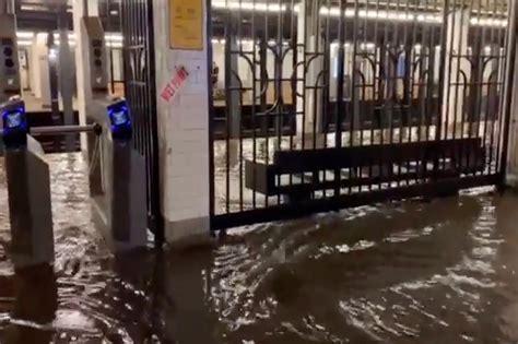 NYC streets, subways flooded by Ida remnants