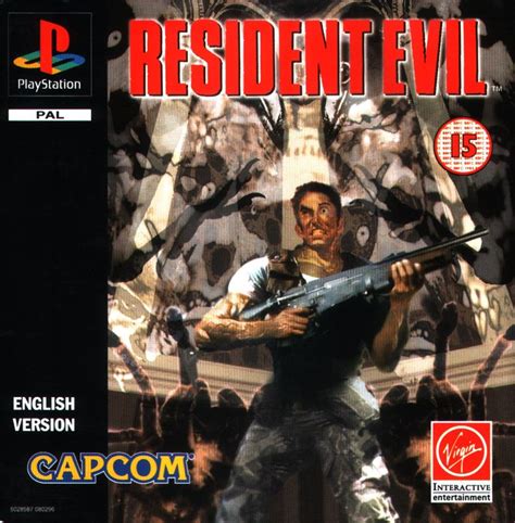 Resident Evil (1996) PlayStation box cover art - MobyGames