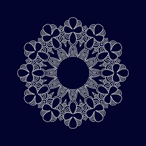 Islamic mandala background vector illustration 19583223 Vector Art at ...