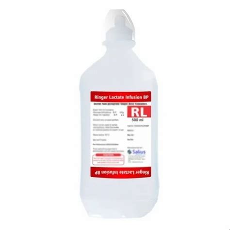 Rl 500 Ml Ringer Lactate Solution Saline at Rs 26/bottle | Pharma Products in Chennai | ID ...