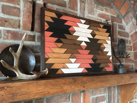 SOUTHWEST TAPESTRY - Reclaimed wood wall art - Southwest wood wall art ...