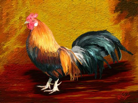 Little red rooster by artdigitalpaintings on DeviantArt