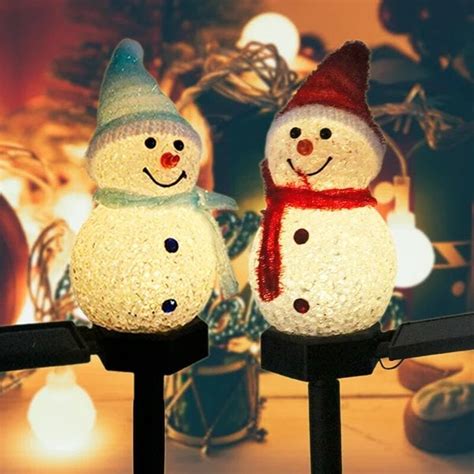 🎅Christmas sales 49% off -- Waterproof solar snowman lamp - Epocherect