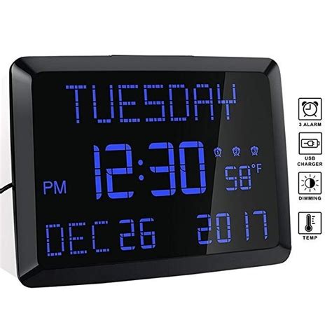 Digital Wall Clock With Date - Ideas on Foter