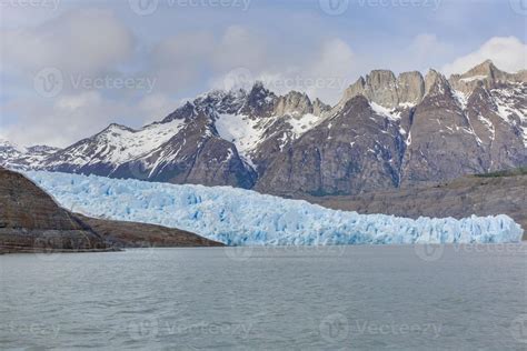 Picture of glacier grey in the Torres del Paine national park in Patagonoa 17046736 Stock Photo ...