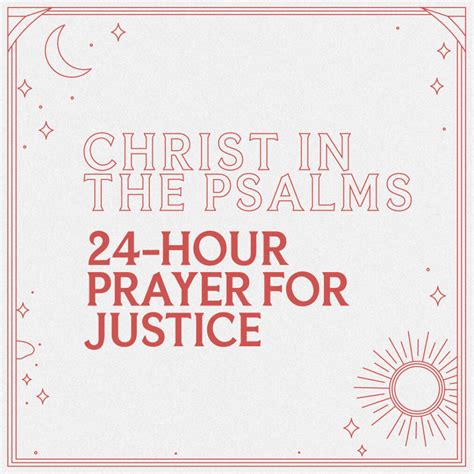 24-Hour Prayer for Justice: Prayer Guide | Park Church