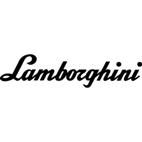 Lamborghini Decal Sticker - LAMBORGHINI-LOGO-DECAL - Thriftysigns