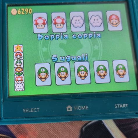 Was playing new super mario bros poker minigame with luigi and got the ...