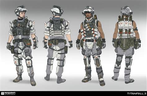 ArtStation - Titanfall 2 assorted characters, Hethe Srodawa | Titanfall, Armor concept, Armor ...