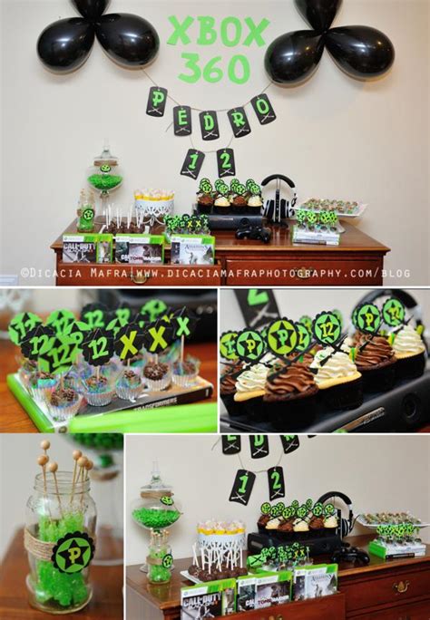 Kara's Party Ideas Xbox Themed 12th Birthday Party | Kara's Party Ideas