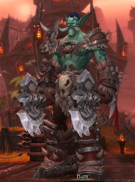 Orc heritage armor looks suprisingly good on Zandalari Troll ...