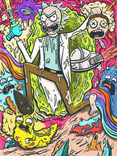 Rick and Morty | Rick and morty, Morty, Rick and morty psychedelic