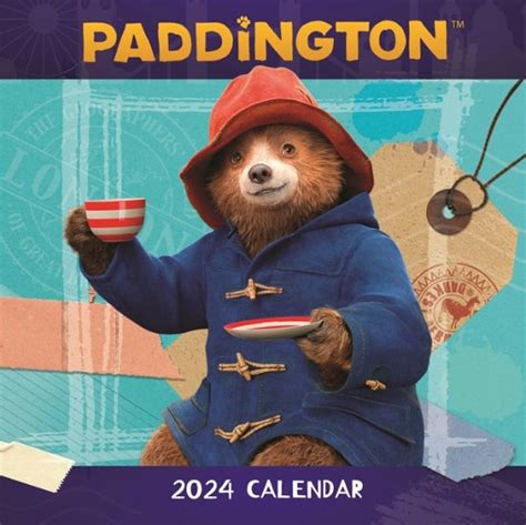 Paddington Bear Movie Square Wall Calendar 2024 (Calendar) (2023)