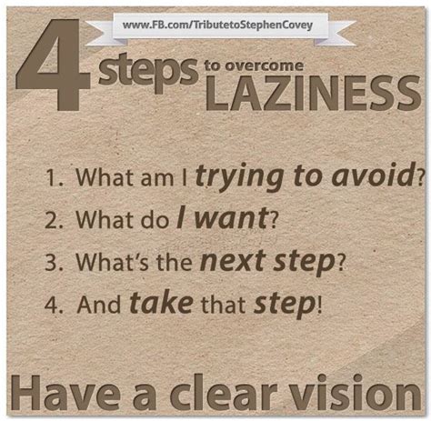 How to overcome laziness, Motivation, Words