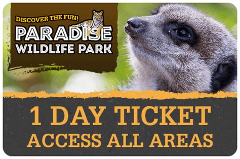 Paradise Wildlife Park Tickets, Up to 21% Off Discount