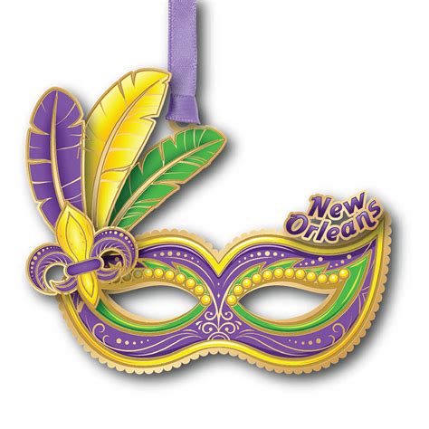 Mardi Gras Mask w/ Oval Namedrop | Beacon Design