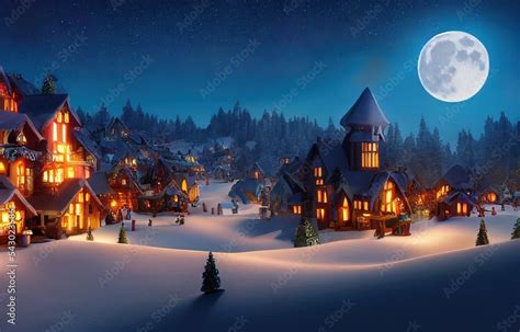 3D rendered winter snow scene cold and serene new for winter 2023 ...