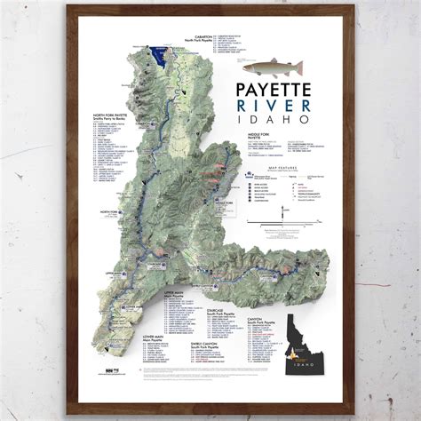 Payette River Idaho Map — Mitchell Geography