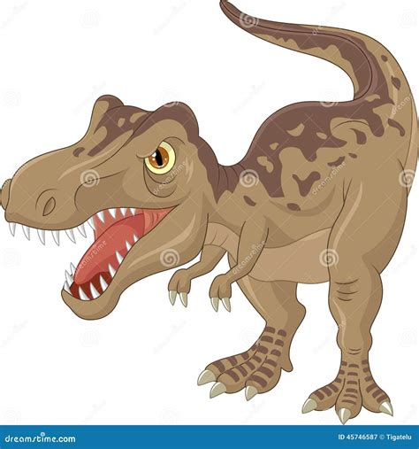 Angry Dinosaur Cartoon Character | CartoonDealer.com #26786879