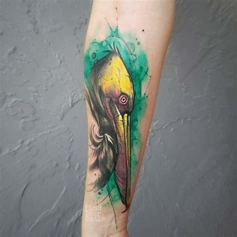 Pelican Tattoo on Forearm | Best Tattoo Ideas Gallery