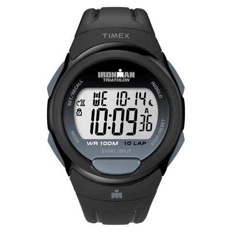 Men's Timex Ironman® Essential 10 Lap Digital Watch - Black T5K608JT ...