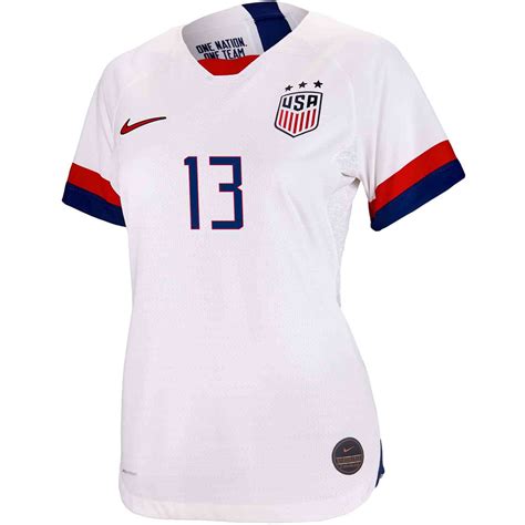 2019 Womens Nike Alex Morgan USWNT Home Match Jersey - SoccerPro