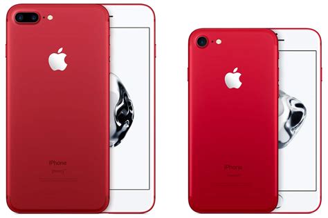 Apple officialise une version rouge de l’iPhone 7 et 7 Plus, disponible ...